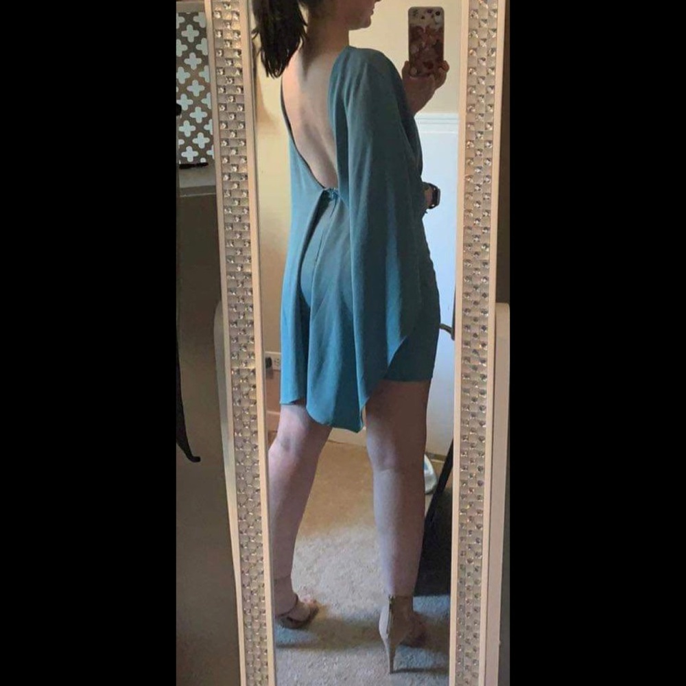 Lulus cape dress- size Medium